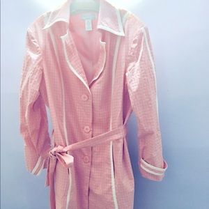 NWOT Light Pink Trench Coat